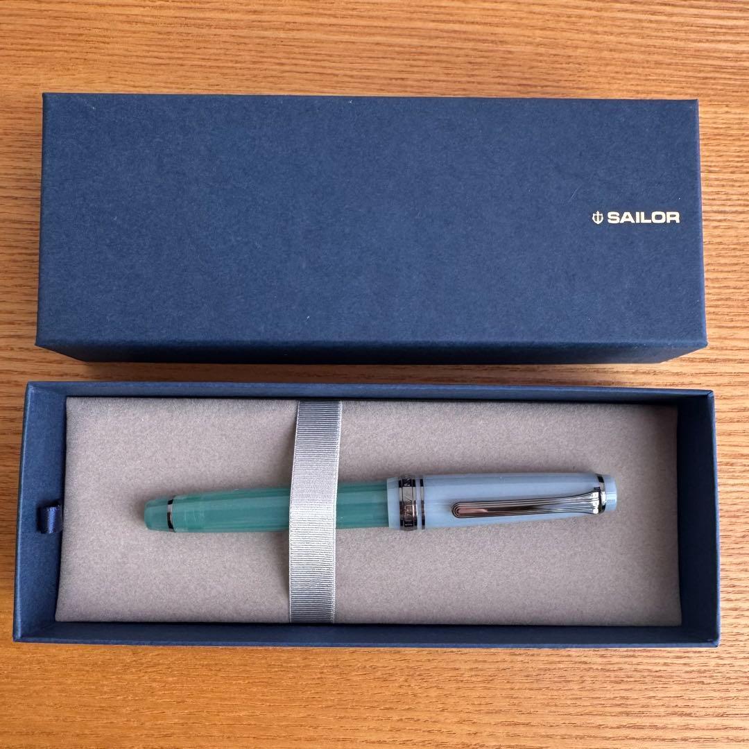 セーラー万年筆NBC NONBLE 猫 ロシアンブルー MF