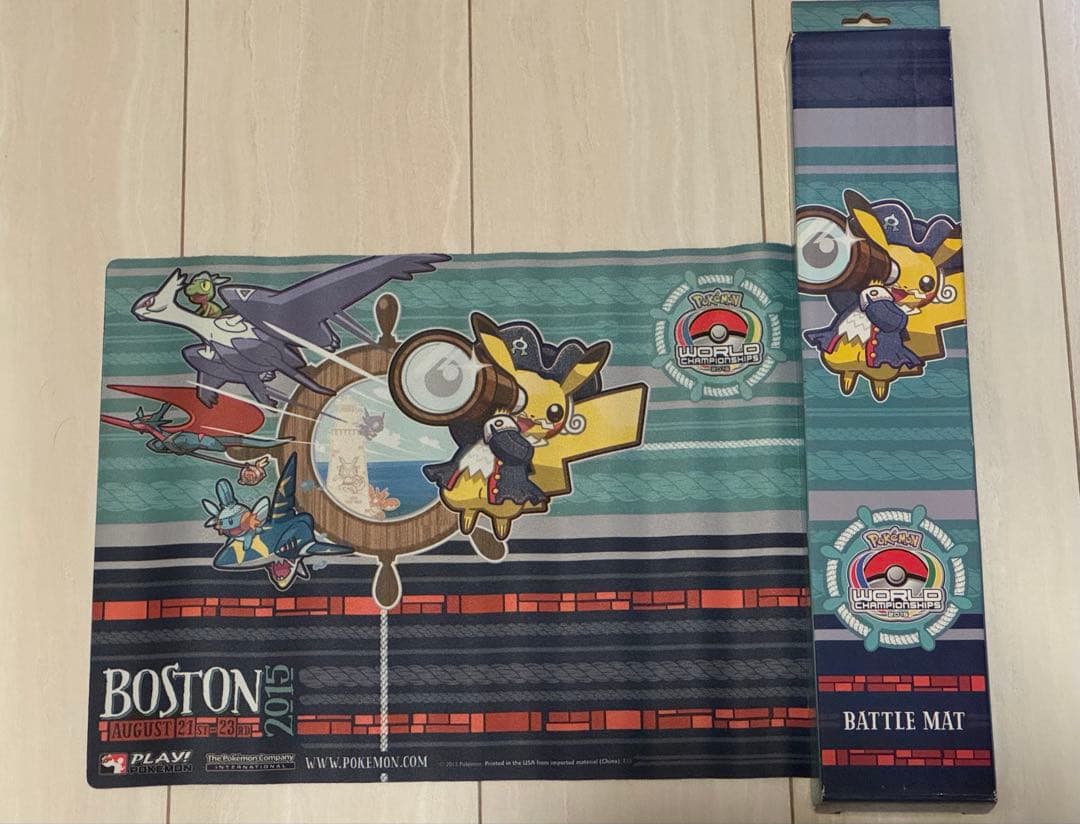 ポケカ　ポケモンカード プレイマット　WCS2015ボストン ピカチュウ
