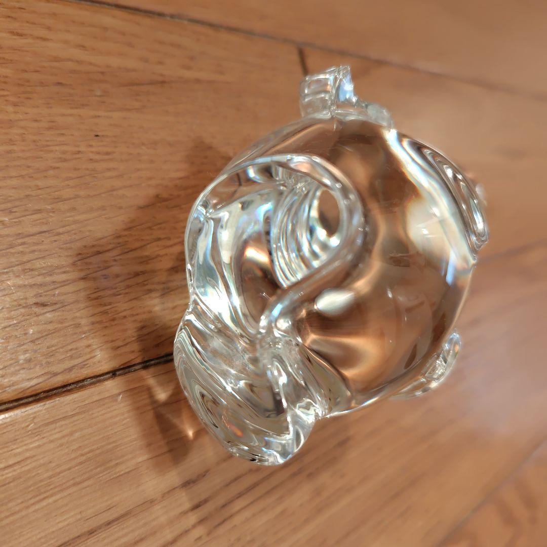 Baccaratバカラ　スノーマン　ガラス　置き物