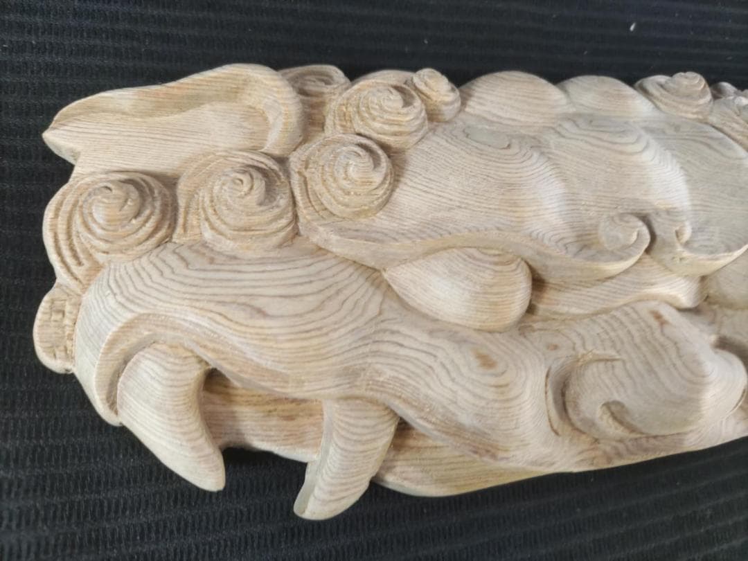 ★☆【獅子】幅30ｃｍ　魔除け！お祭り、山車、神輿　だんぢり彫刻部材