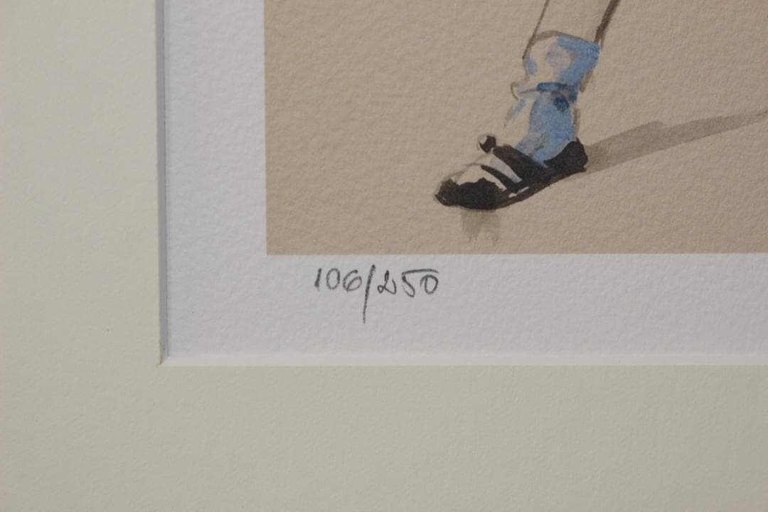 藤田嗣治 エスタンプリトグラフ 瓶を掲げる少女 250部限定