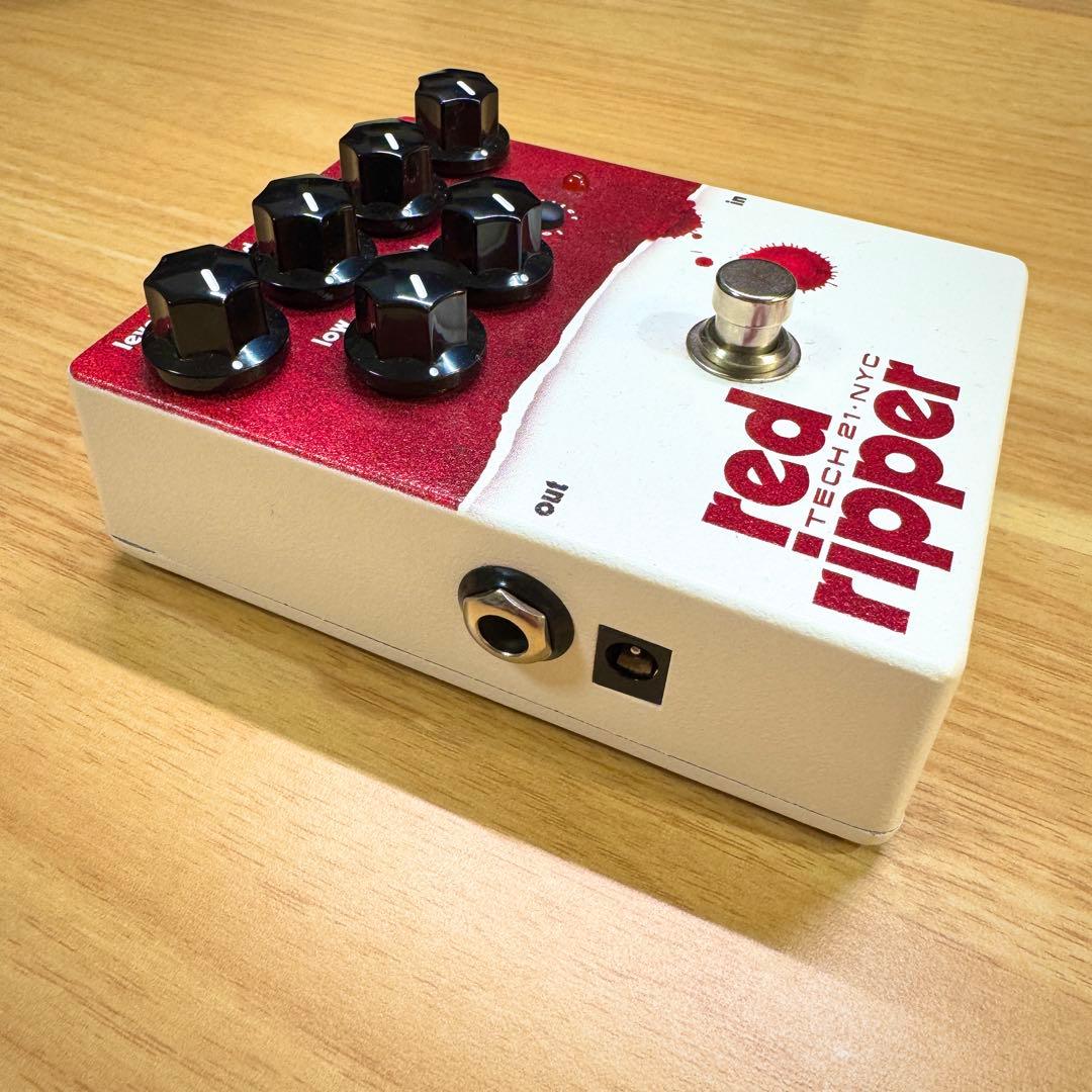 美品 廃盤 TECH21 Red Ripper ベース用ファズ 箱・取説付