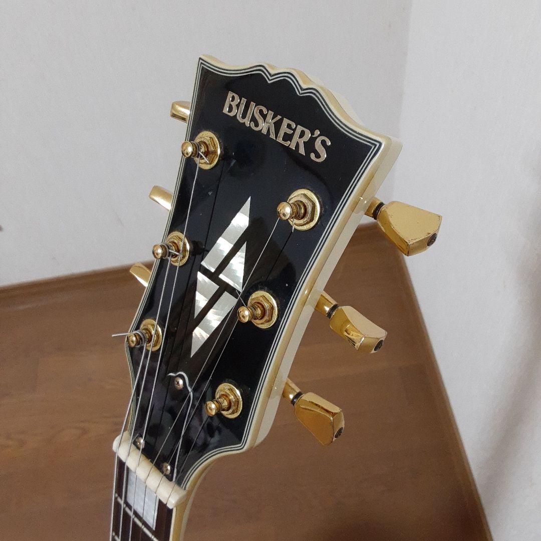 BUSKER'S BLC300ホワイトレスポールタイプエレキギター