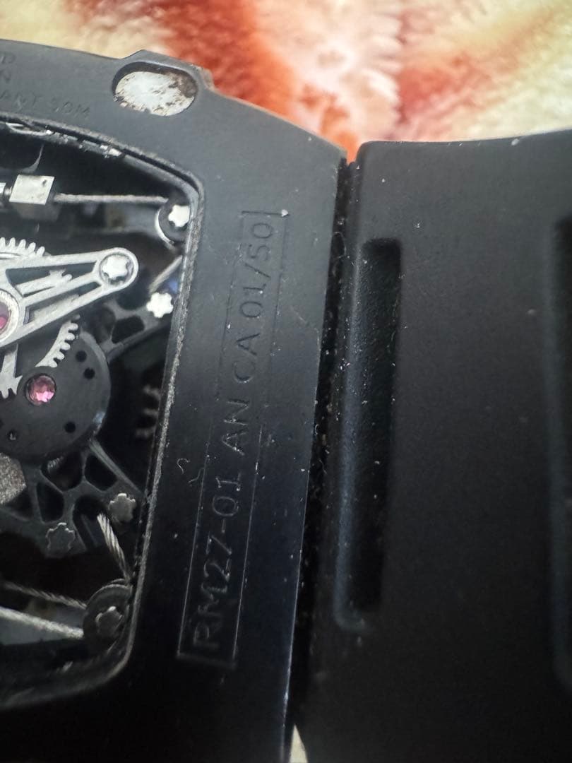 リシャール・ミル 自動巻き時計 スケルトン