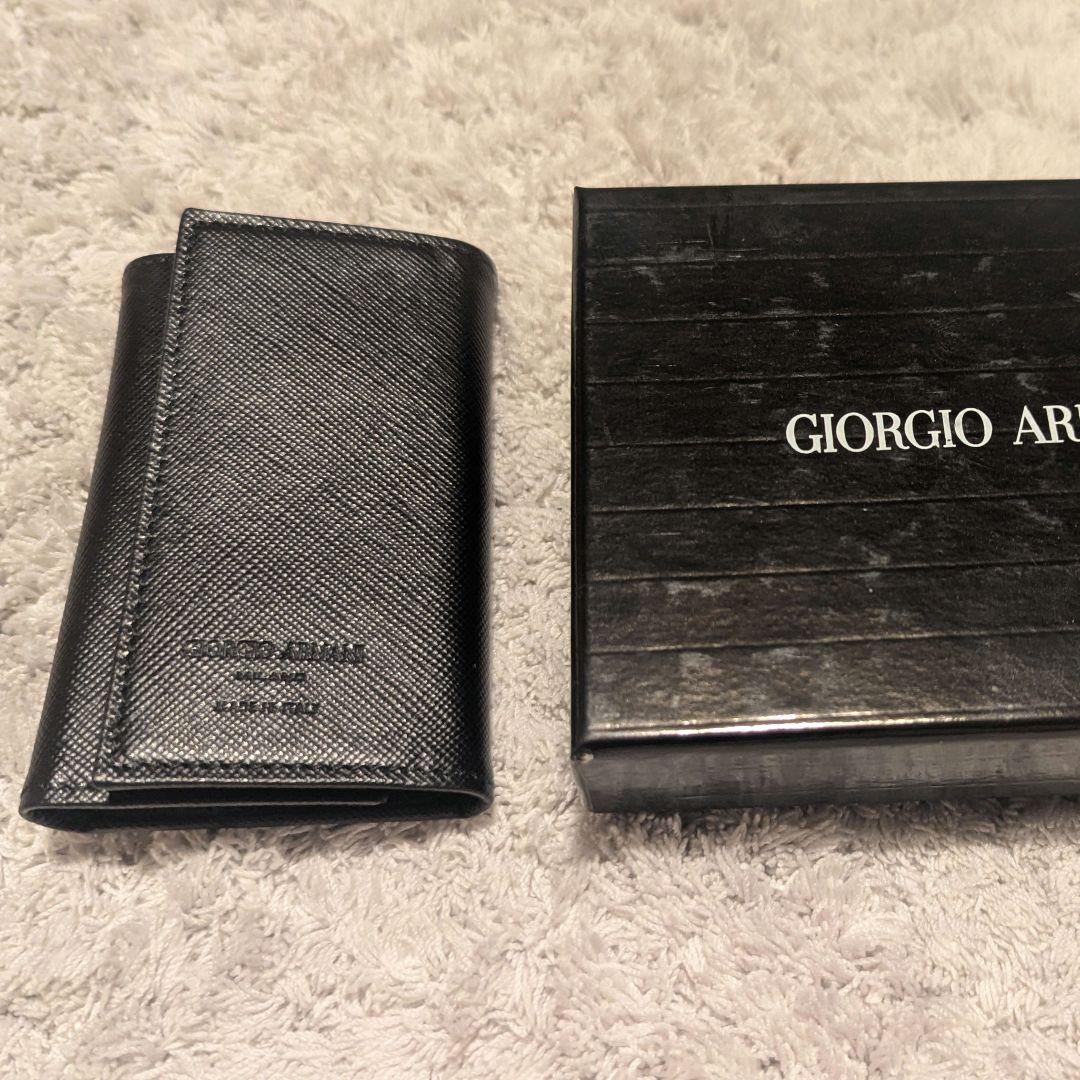 Giorgio Armani ブラックキーケース