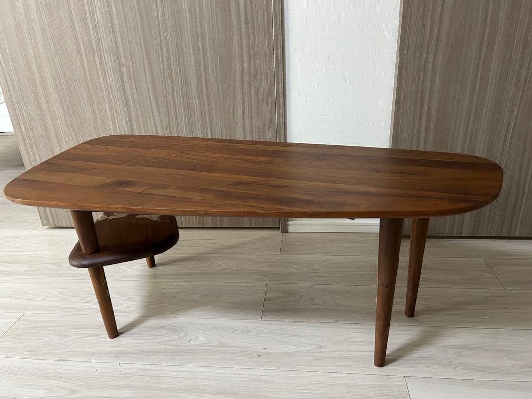 ケユカ　KEYUCA ミースローテーブル　ウォルナット