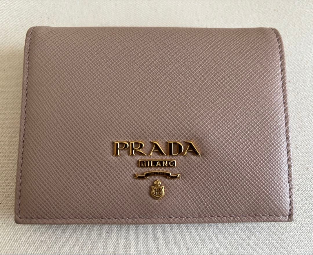 PRADA サフィアーノ 二つ折り財布 CIPRIA+FUOCO 正規品