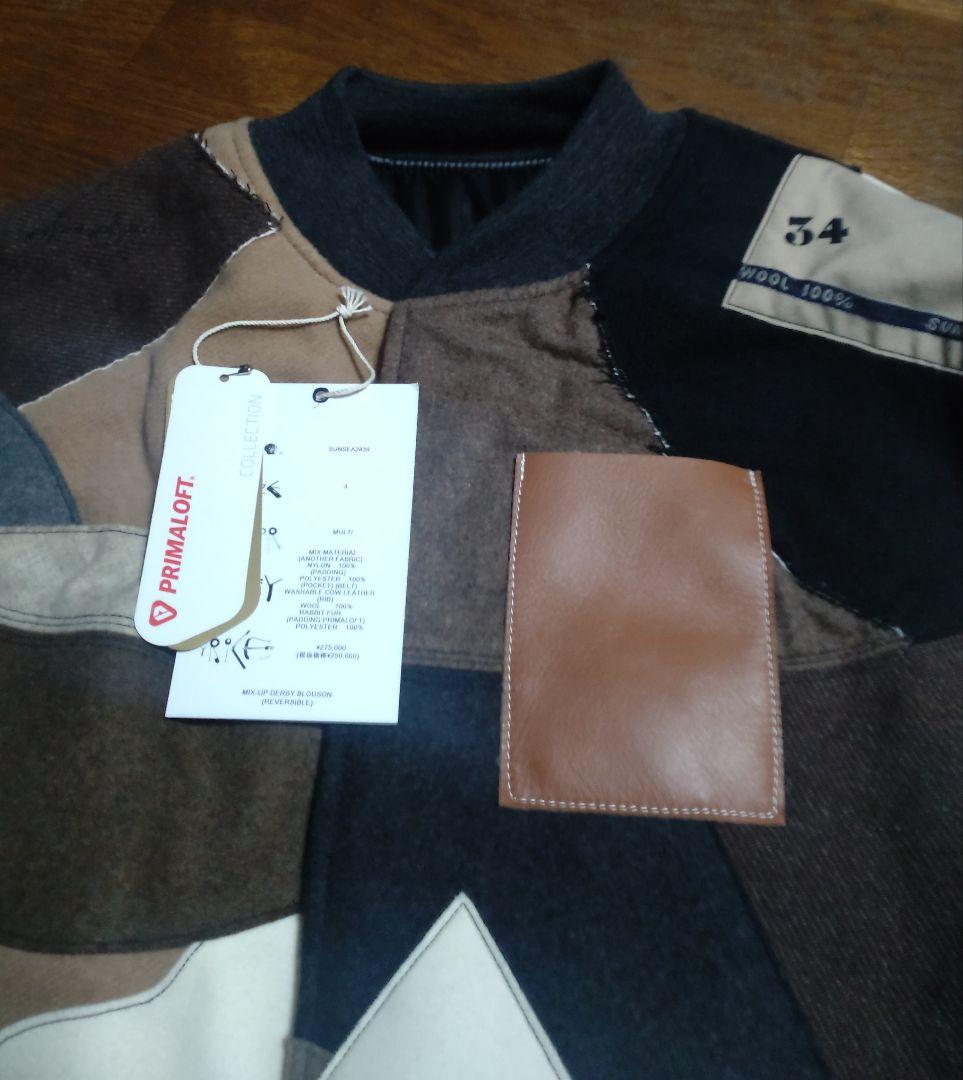 M*0様 SUNSEA　23AW Mix-up Derby Blouson