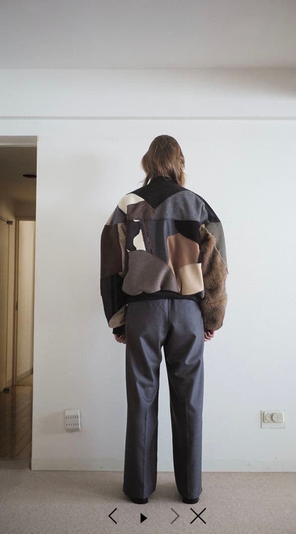 M*0様 SUNSEA　23AW Mix-up Derby Blouson