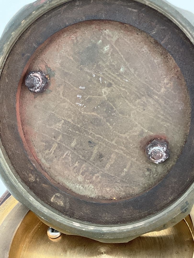 Winged Cherub琴弾天使1870sブロンズ彫刻FoundryMarks