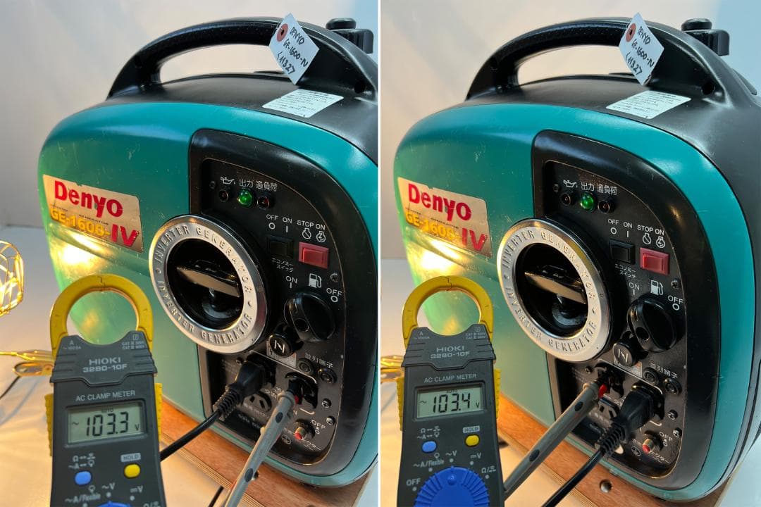 DENYO デンヨー インバーター発電機 GE1600SSIV★動作良好 ♪32