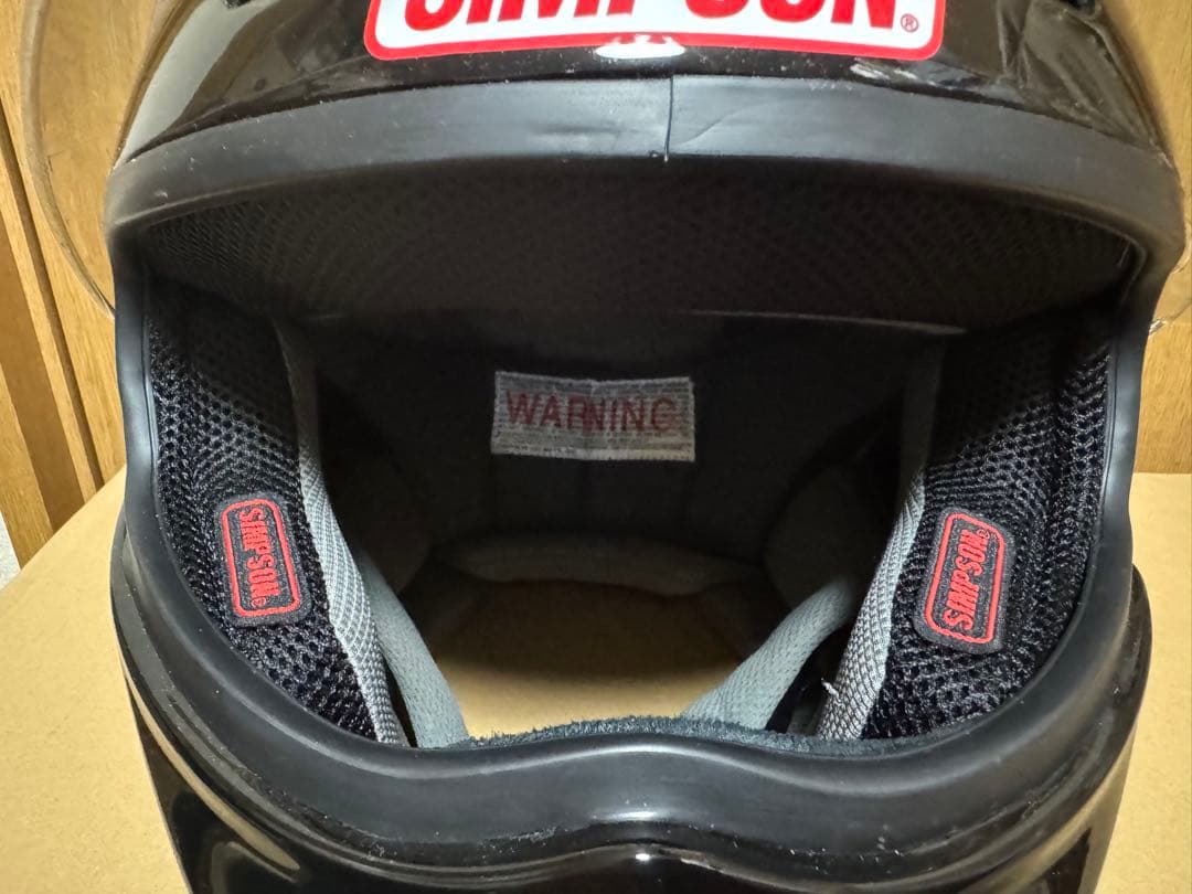 SIMPSON NORIX スーパーバンディット13ブラック 59cm SB13