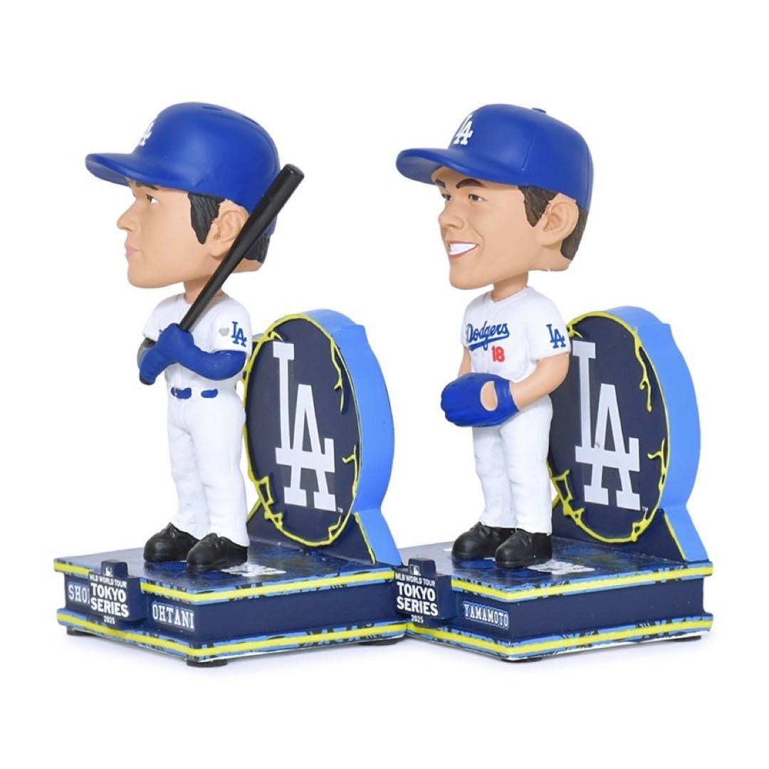あ*お様 東京シリーズ　ボブルヘッド 大谷翔平　山本由伸　鈴木誠也　今永昇太　ド