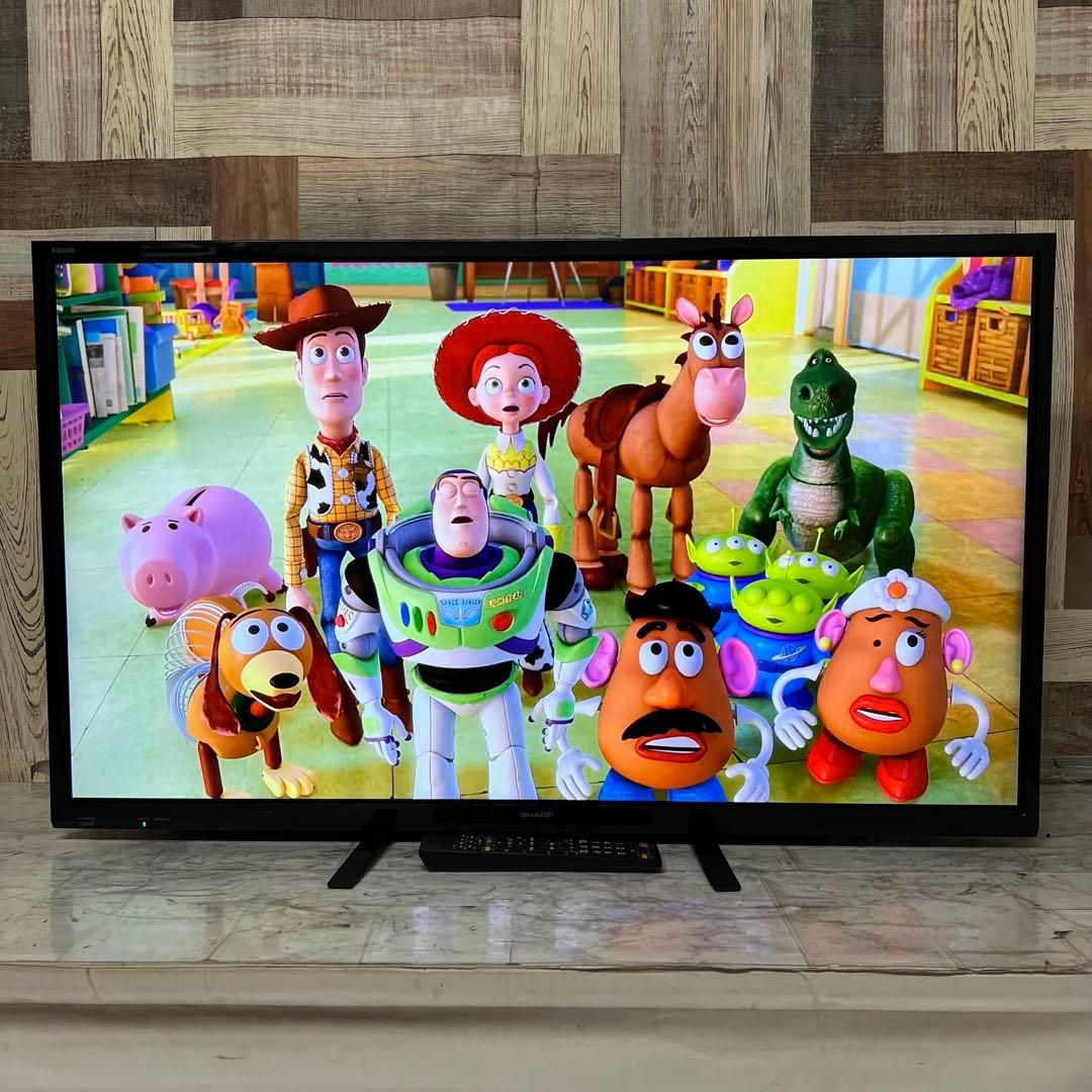 即日受渡❣️全国送料込シャープ 40型テレビ AQUOS 裏録画対応2画面表示