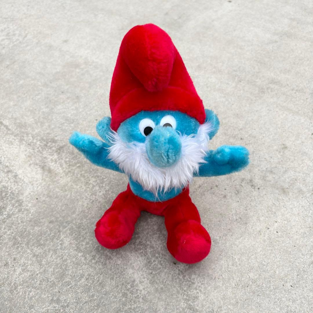 80s パパスマーフ ぬいぐるみ