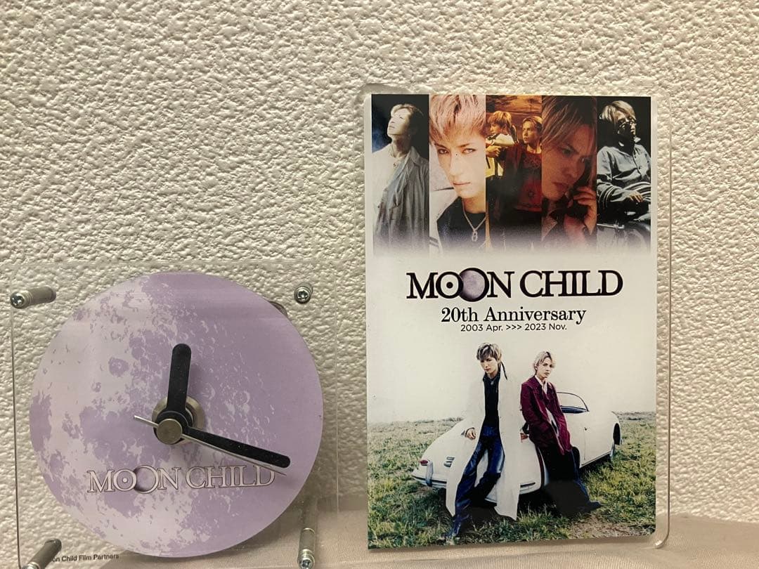 Gackt MOON CHILD 20th アクリル置き時計