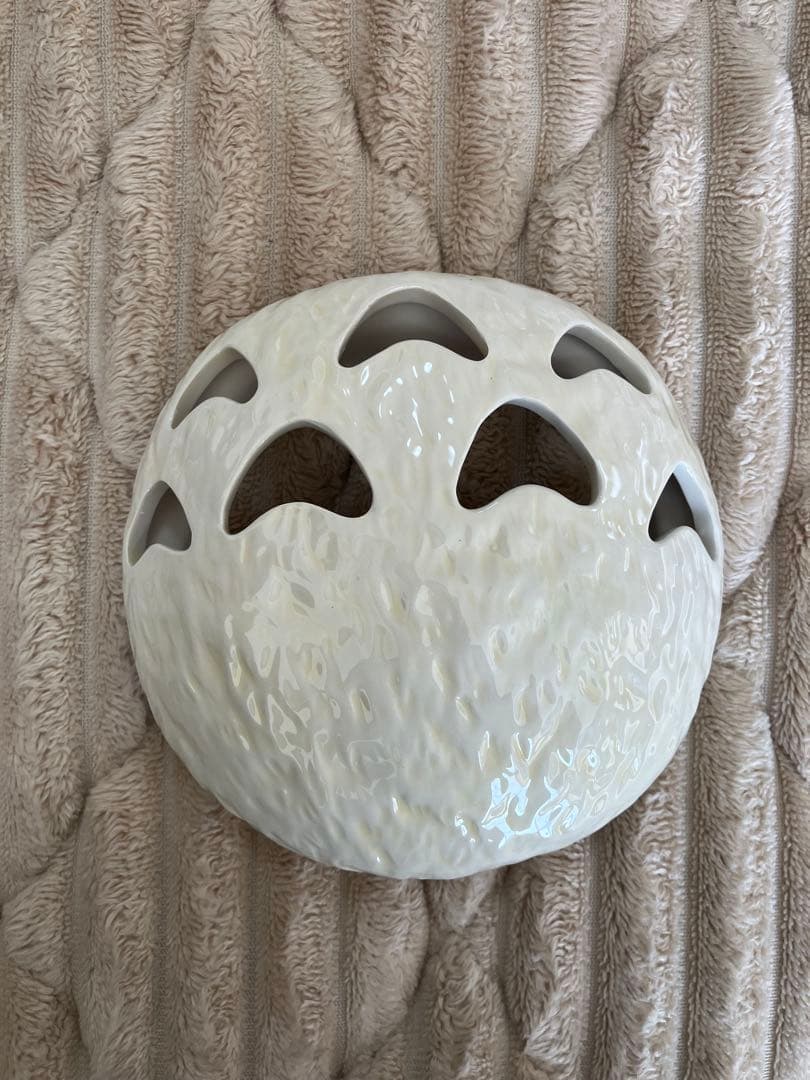 おひるねトトロ 陶器製置物　蚊取り線香入れ