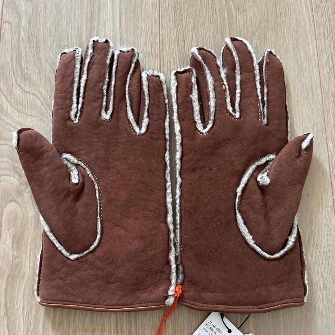 き*ん様 タグ付き未使用品！MARIO PORTOLANO ムートングローブ