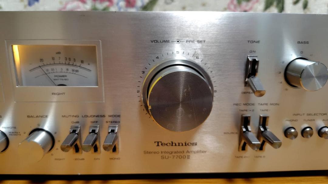 Technics SU-7700Ⅱ ステレオ プリメインアンプ テクニクス