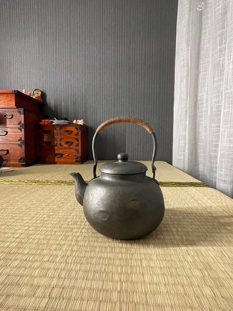 最終値下げ　煎茶道具 富貴堂 鎚起銅器 湯沸 銅瓶 重量300g