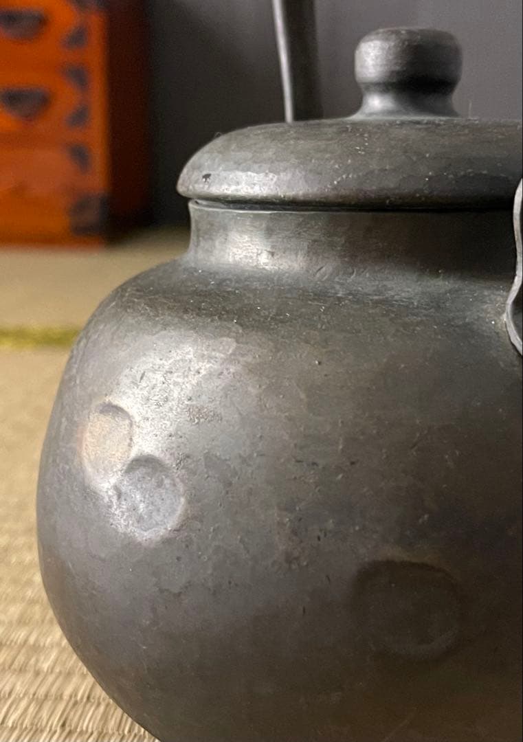 最終値下げ　煎茶道具 富貴堂 鎚起銅器 湯沸 銅瓶 重量300g