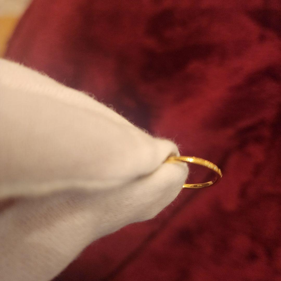 AHKAH メテオールリング 5号 18Kイエローゴールド