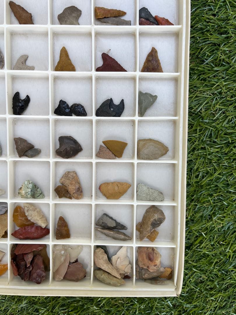 矢尻　鏃　やじり　縄文石器　弥生時代　破片　新潟県　長者屋敷遺跡　中貝遺跡