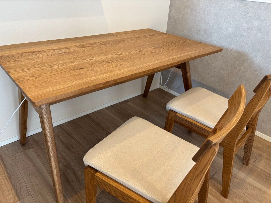 unico ADDAY（アディ） ダイニングテーブル W1350