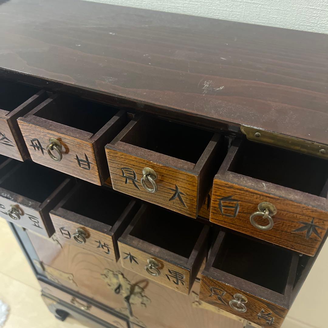 【希少】李朝家具 薬箪笥（ヤクジャン）韓国アンティーク　タンス