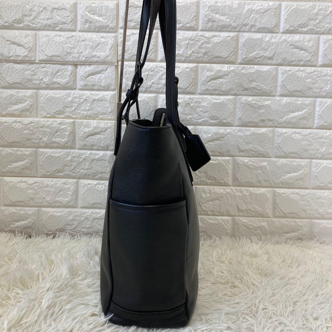 SOLATINA✨ビジネストート　レザー　ハンドル調節可　A4PC収納可　メンズ