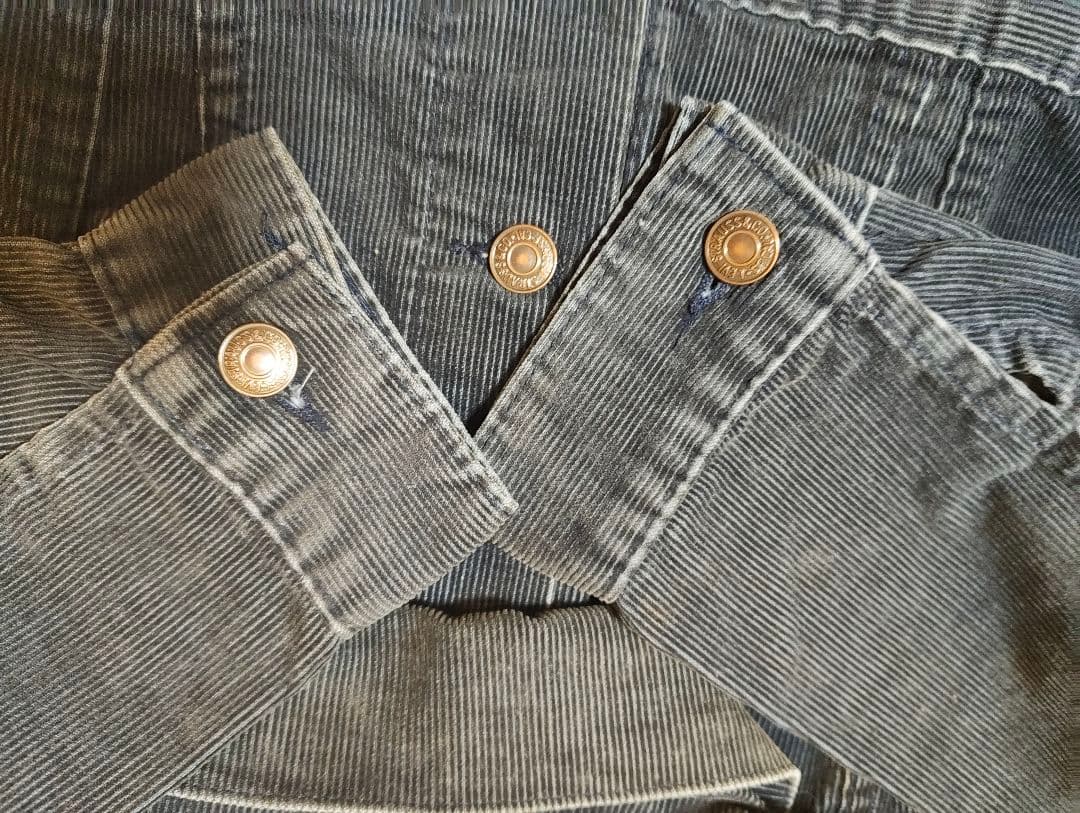 70s Levi’s 70505-1517 ブラック コーデュロイ USA製38