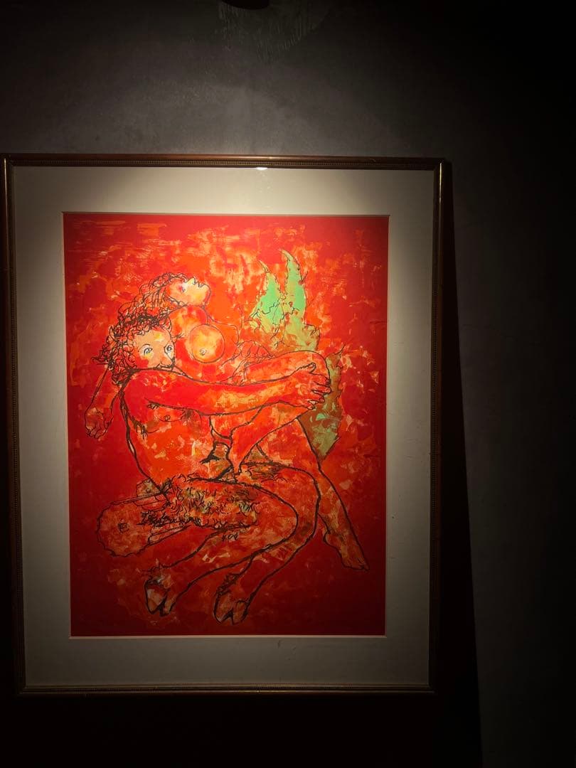 福沢一郎　【ニンフを追う牧神】1979年　限定75