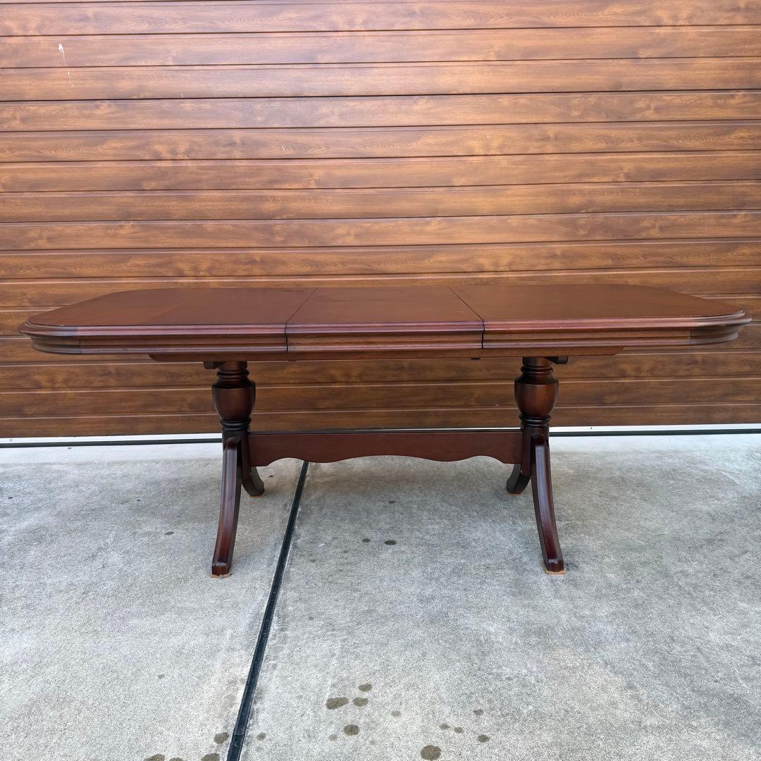 美品 マルニ ダイニングテーブル 地中海 エクステンション