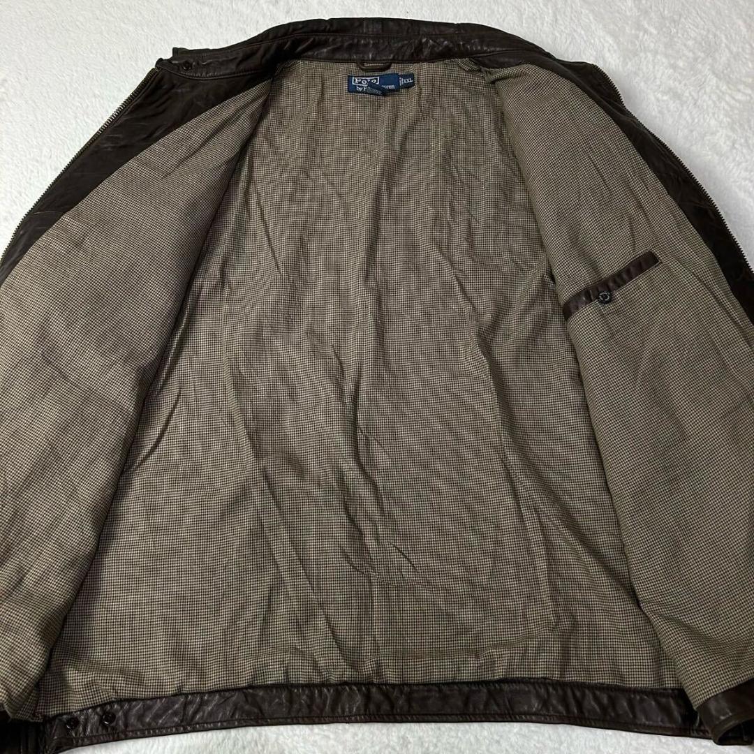 げ*ん様 90s XXL polo by ralph lauren ライダースジ