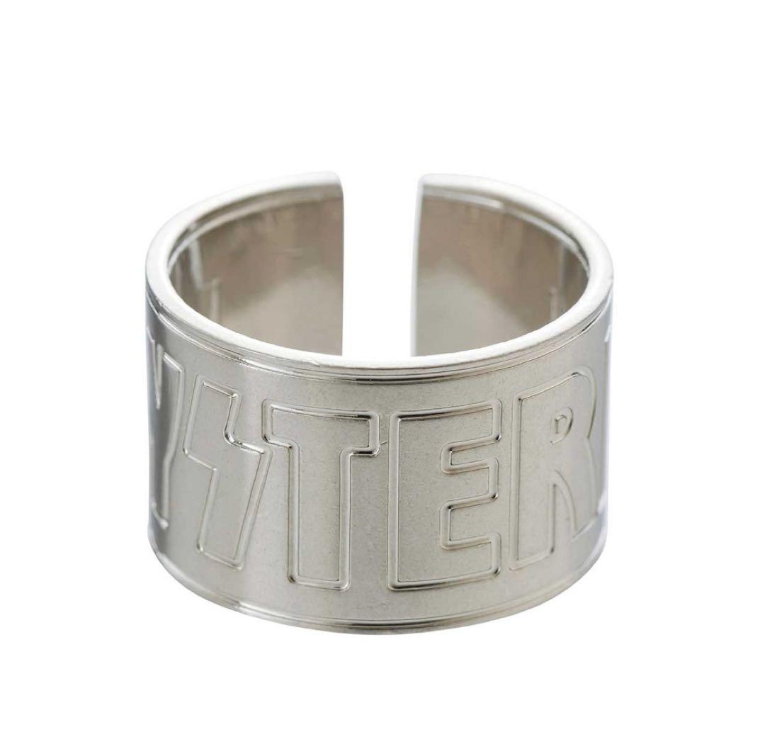 ヒステリックグラマー　ロゴ　リング　シルバーHYSTERIC GLAMOUR