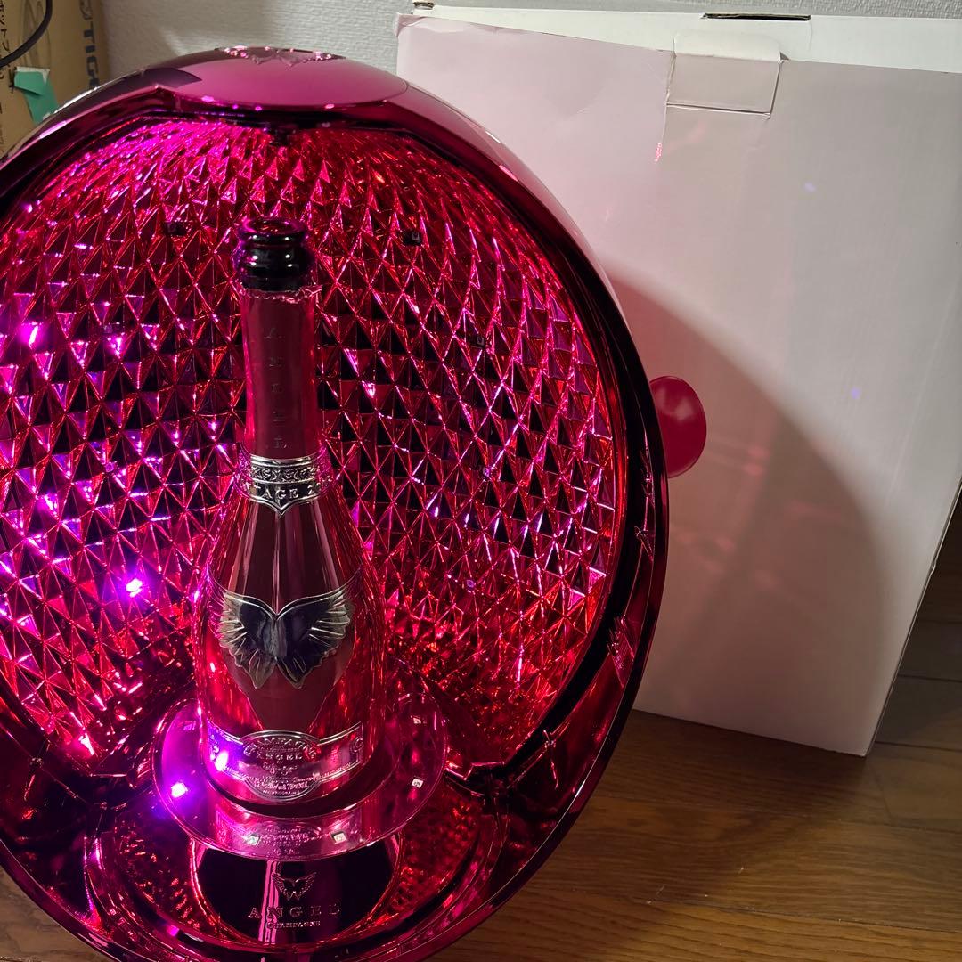 エンジェルシャンパンANGEL CHAMPAGNE EGG LEDピンク 空き瓶