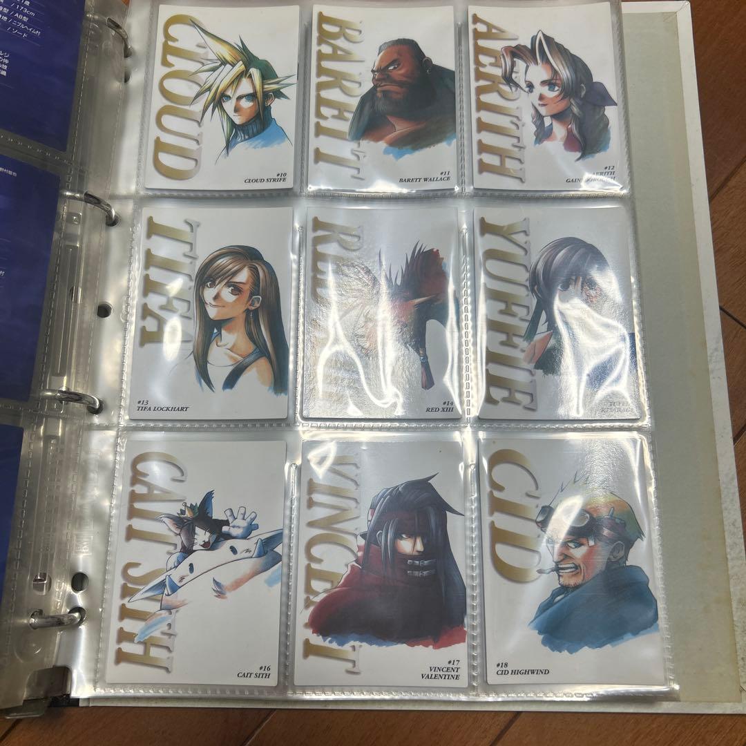 【初版】ファイナルファンタジー7 カードダス 140枚コンプリート　特典付