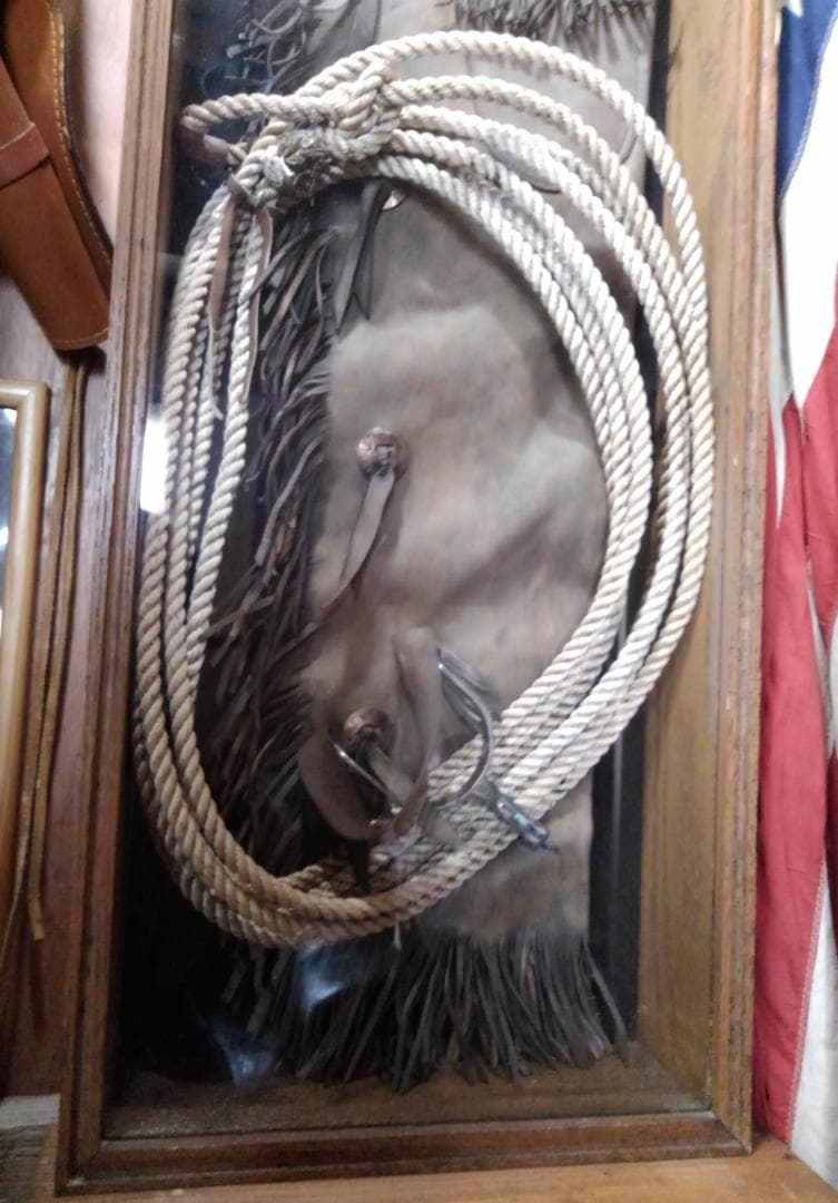 ウエスタンオブジェ　アンティーク　アメリカ大西部   ロデオ　ブロンコバスター