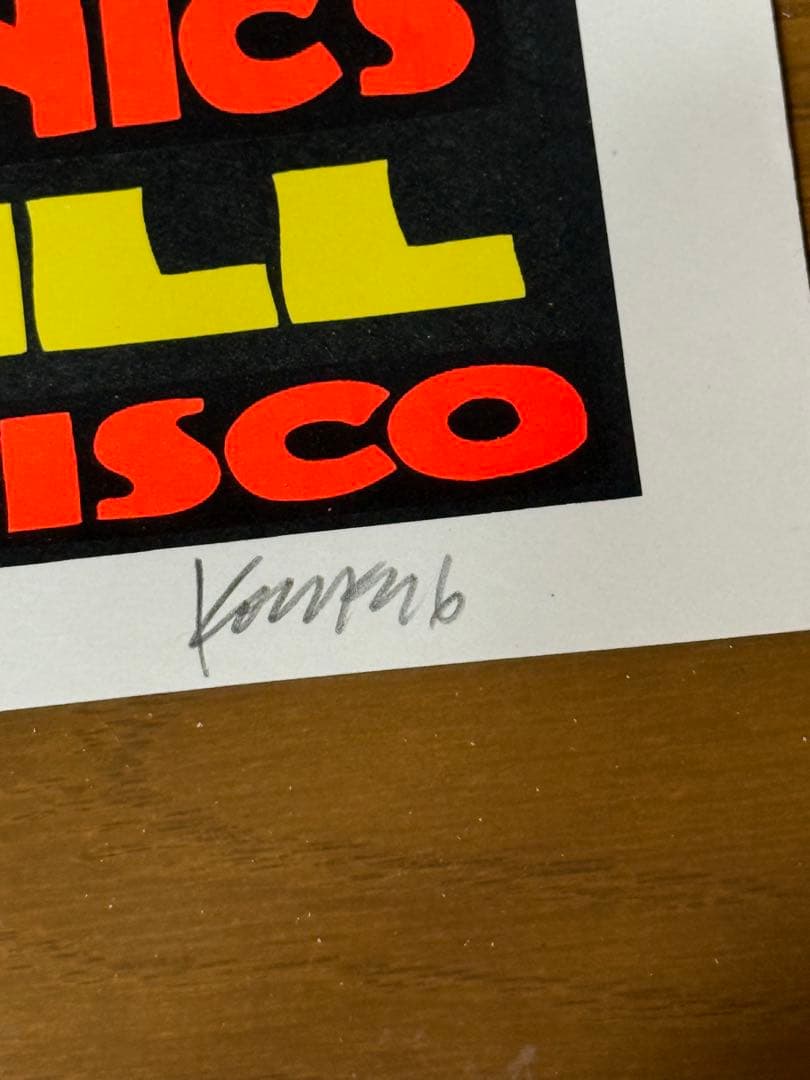 Kozik 1996⭐︎Clarke Nova シルクスクリーンポスター