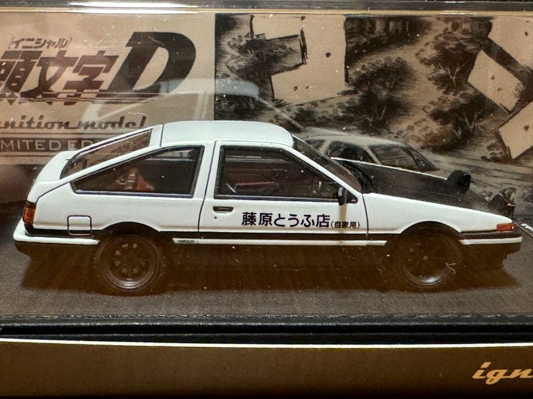 イグニッションモデル 1/43 頭文字D スプリンター トレノ AE86