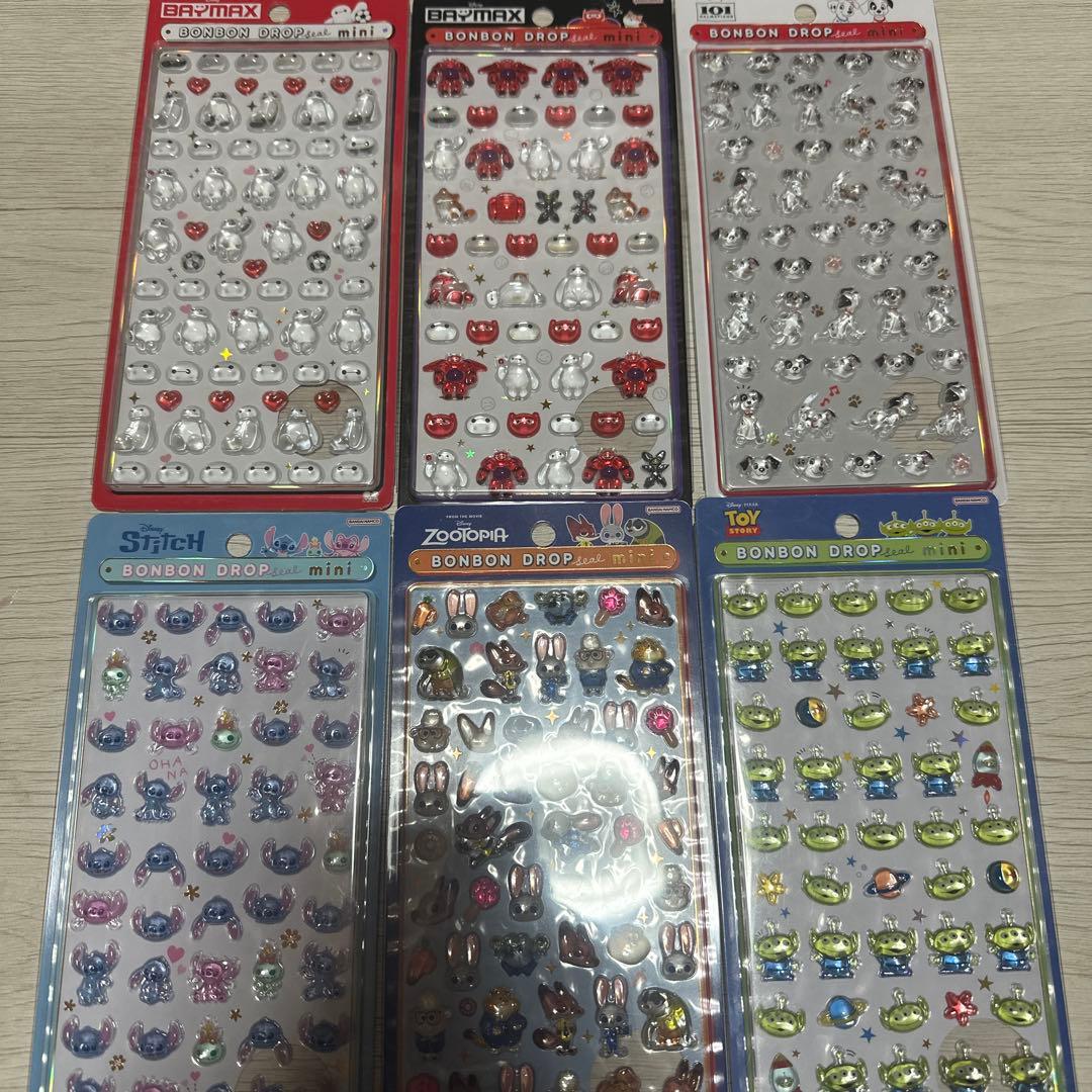 サンリオ ディズニー たまごっち ボンボンドロップシール