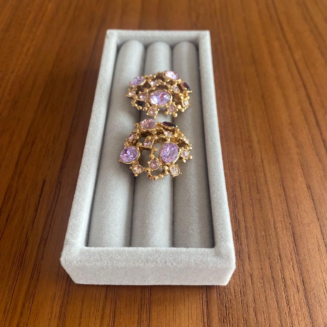 Grosse グロッセ Crystal Harmony ピアス ゴールド