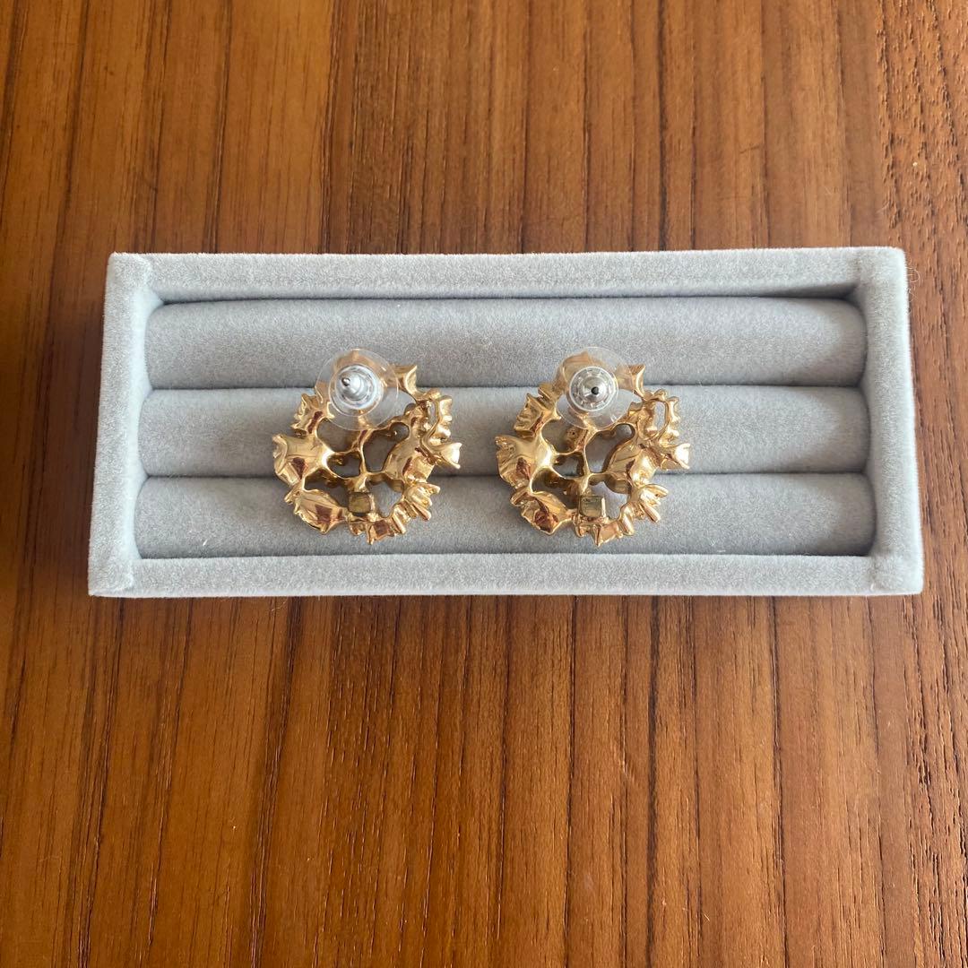 Grosse グロッセ Crystal Harmony ピアス ゴールド