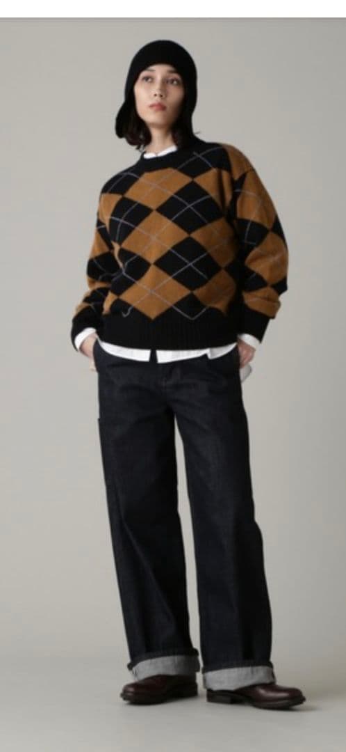 【未使用】マーガレット・ハウエル／カシミヤ・ シルク ニット キャップ ビーニー