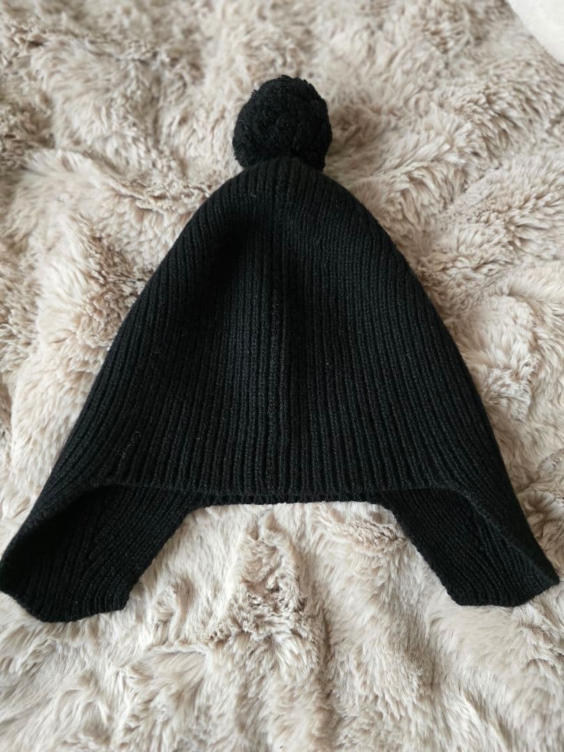 【未使用】マーガレット・ハウエル／カシミヤ・ シルク ニット キャップ ビーニー