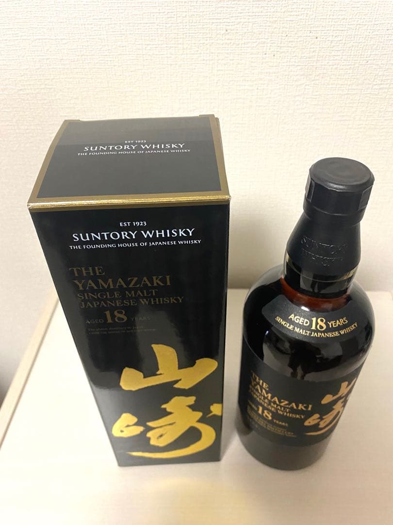 （希少）サントリー　シングルモルトウィスキー　山崎１８年　旧ボトル