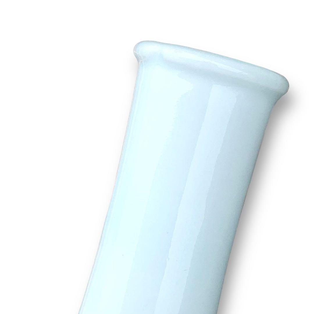 李朝 染付 染め付け 花瓶 一輪挿し トンボ 蜻蛉 朝鮮 骨董 美術 岩 草