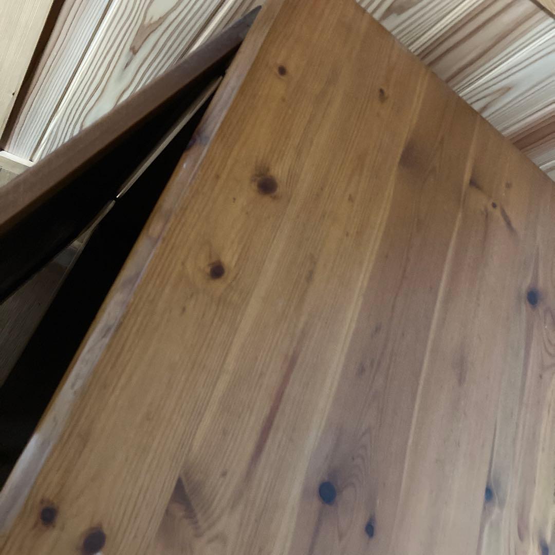 無垢材 2扉 収納キャビネット