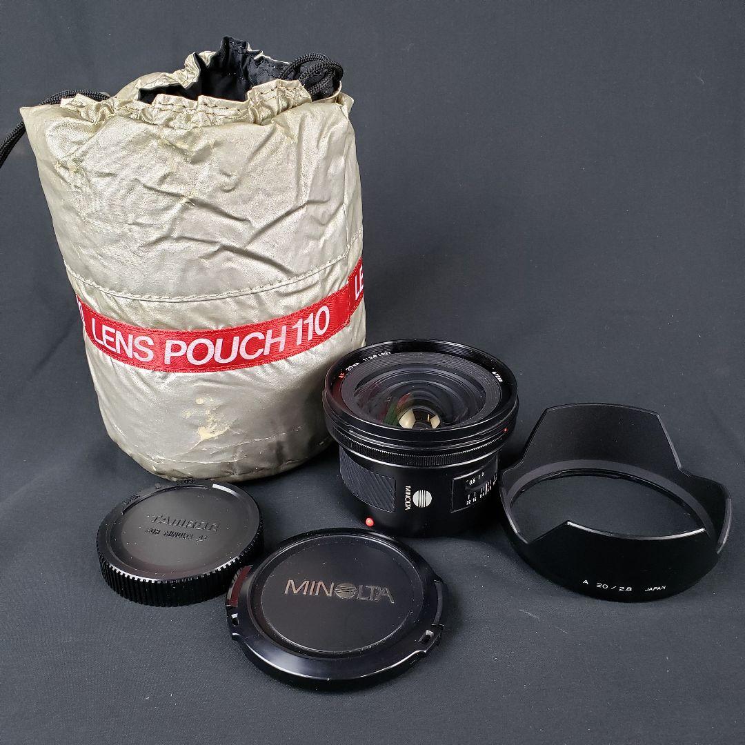 ミノルタ MINOLTA AF 20mm F2.8 カメラレンズ レンズフード