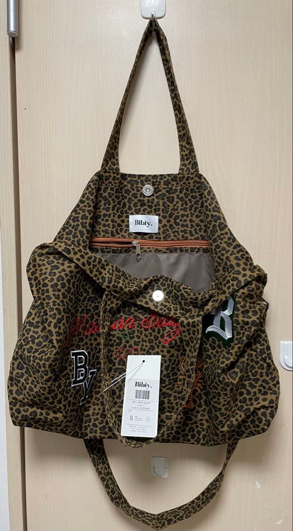 【新品タグ付き】MAISON BIBIY.LEOPARD TOTE